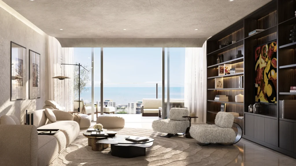 Godrej Trilogy Worli tower elevation and architectural detail